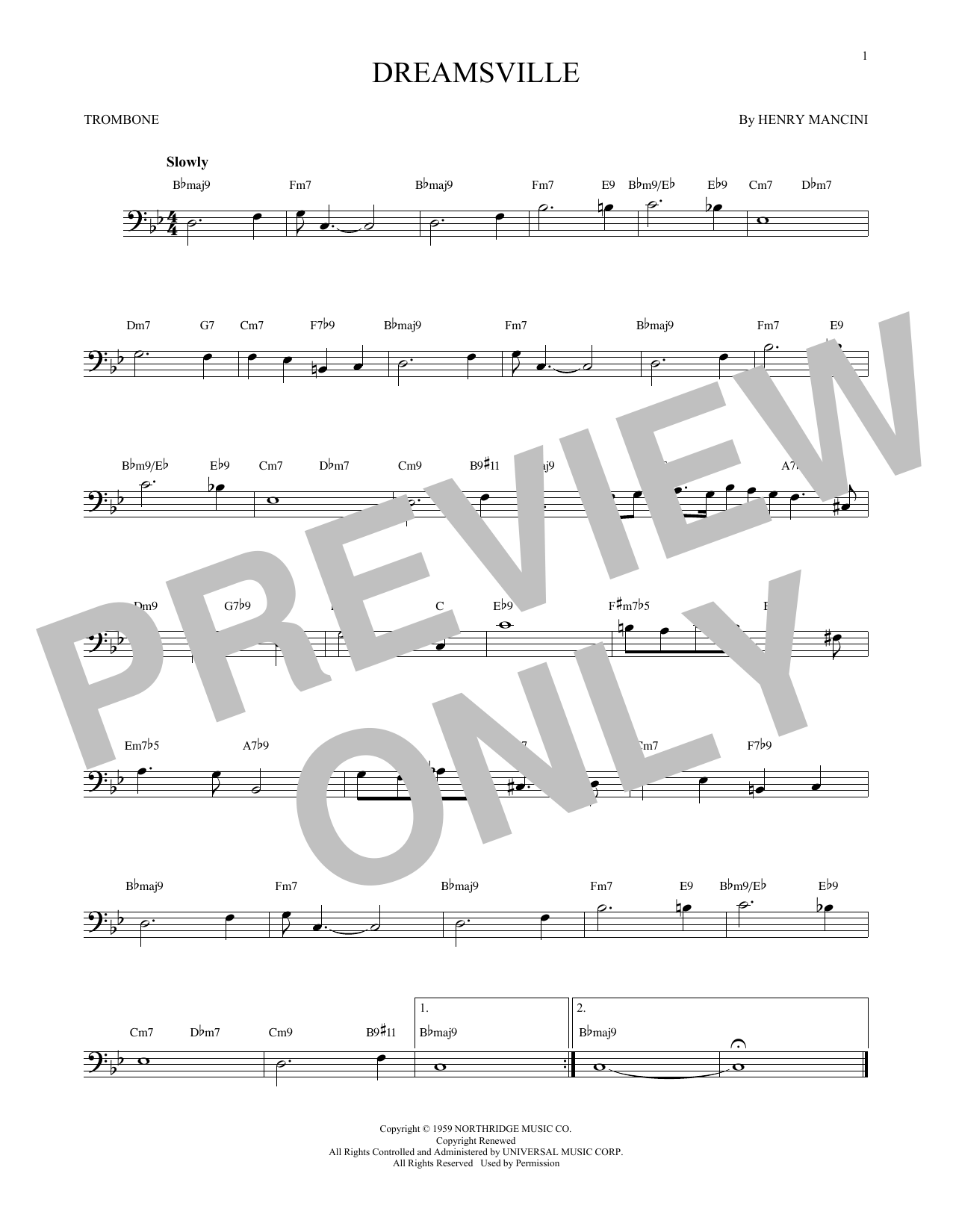 Product gallery: Page 1 of 1 Dreamsville, Henry Mancini