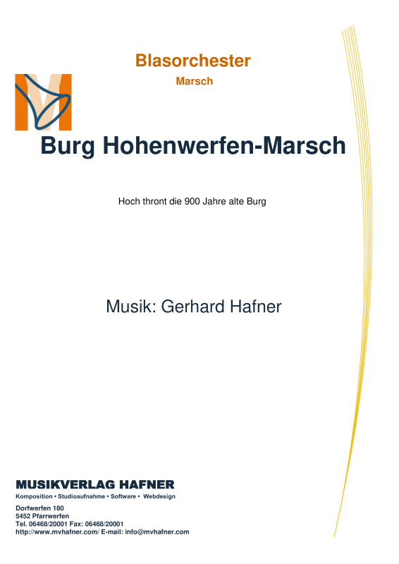 Product picture to: Burg Hohenwerfen-MarschGerhard Hafner