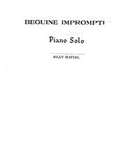 cover: Beguine Impromptu, Billy Mayerl