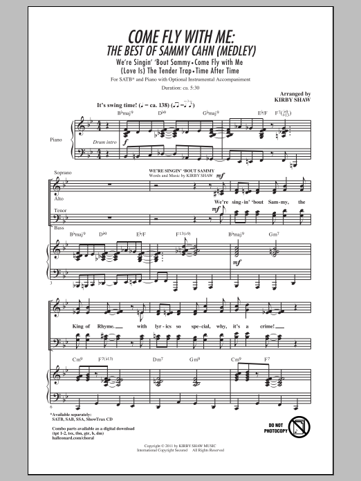 Product picture to: Come Fly With Me: The Best Of Sammy Cahn (Medley)