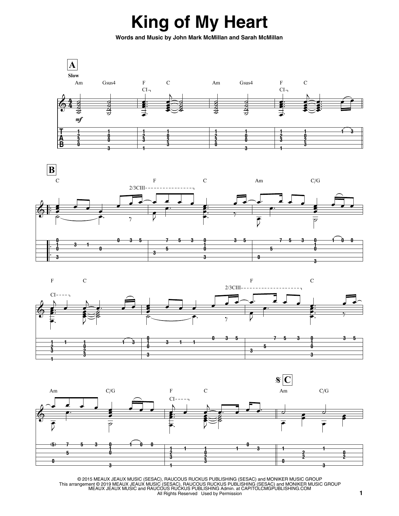 Produktgalerie: Seite 1 von 1 King Of My Heart, Bethel Music, Gitarre