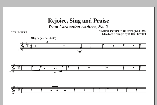 Product picture to: Rejoice, Sing And Praise - C Trumpet 2