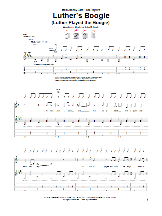 Product gallery: Page 1 of 1 Luther's Boogie (Luther Played The Boogie), Johnny Cash