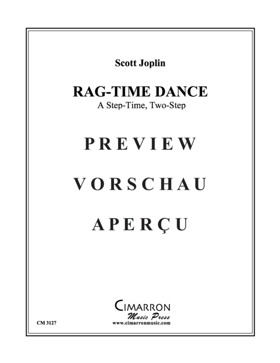 Produktgalerie: Seite 2 von 9 Ragtime Dance , , (Blechbläser Trio für Trompete in B, Horn in F oder Posaune + Tuba)