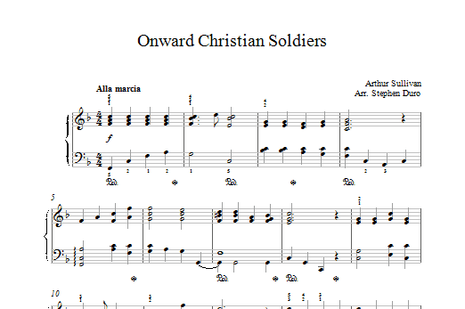 Product gallery: Page 1 of 1 Onward Christian Soldiers, Arthur Seymour Sullivan