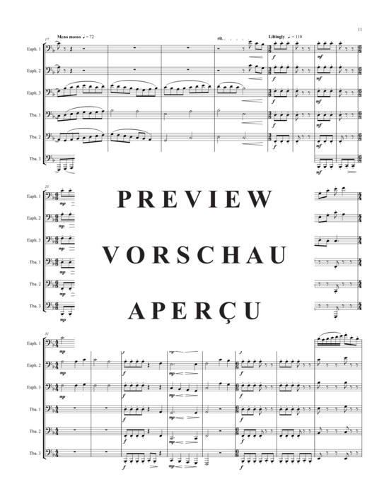 Product gallery: Page 12 of 21 Suite for Six Tubas , , (Tuba Ensemble)