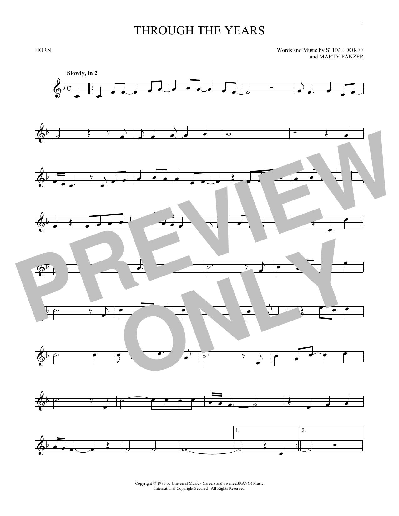 Produktgalerie: Seite 1 von 1 Through The Years, Kenny Rogers, Horn