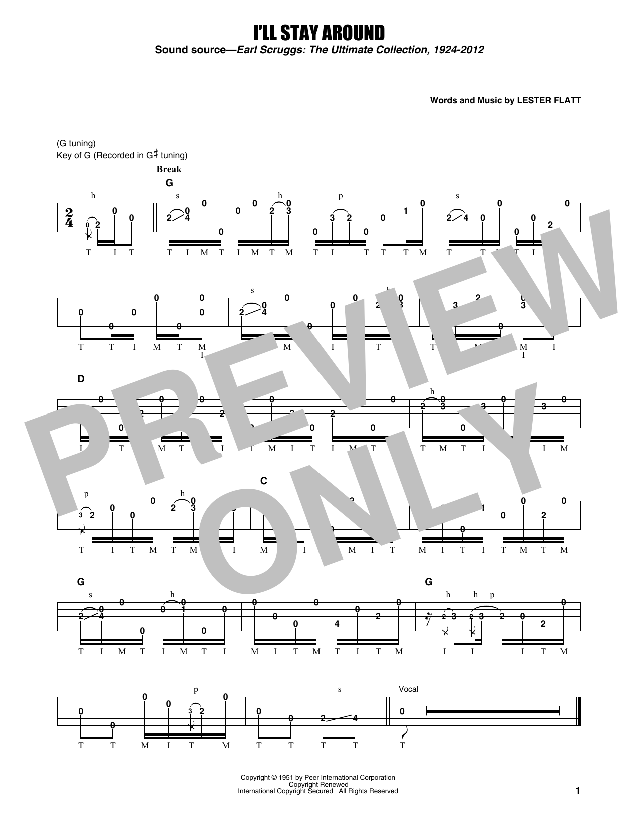 Product gallery: Page 1 of 1 I'll Stay Around, Flatt & Scruggs