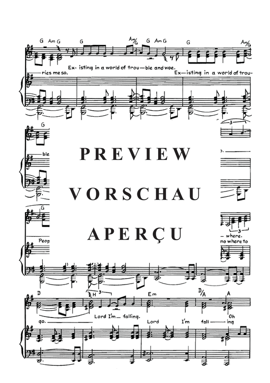 Product gallery: Page 5 of 6 Existing in a world of trouble , , Piano and Voice