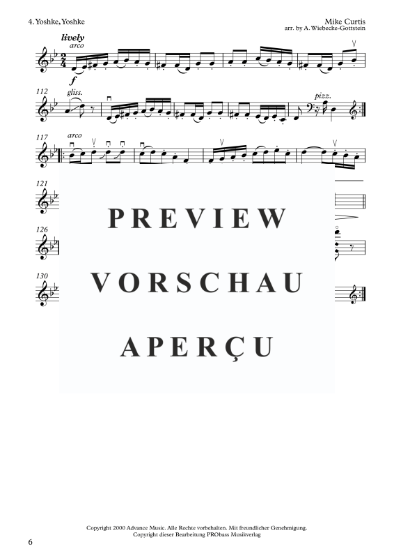 gallery: Four Klezmer Songs, , Double Bass Solo