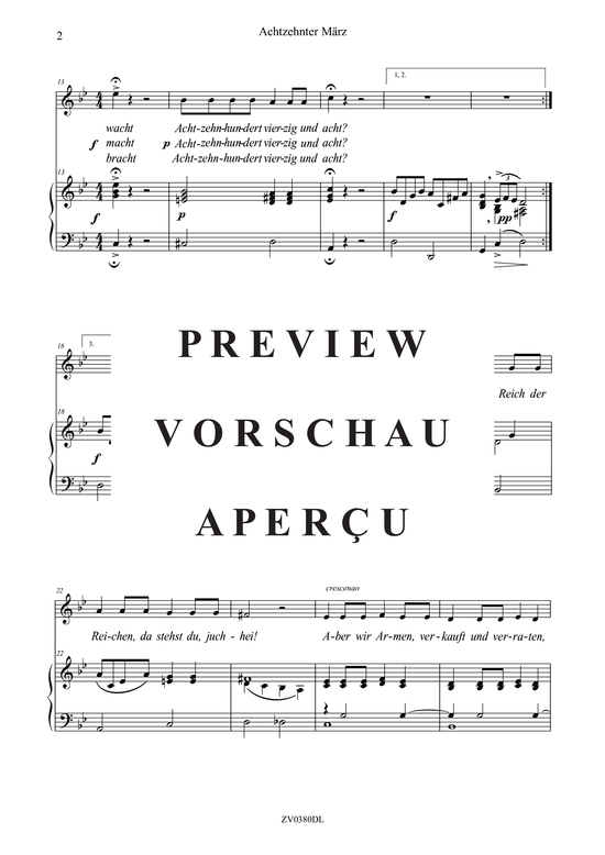 gallery: Achtzehnter März , , (Gesang + Klavier)