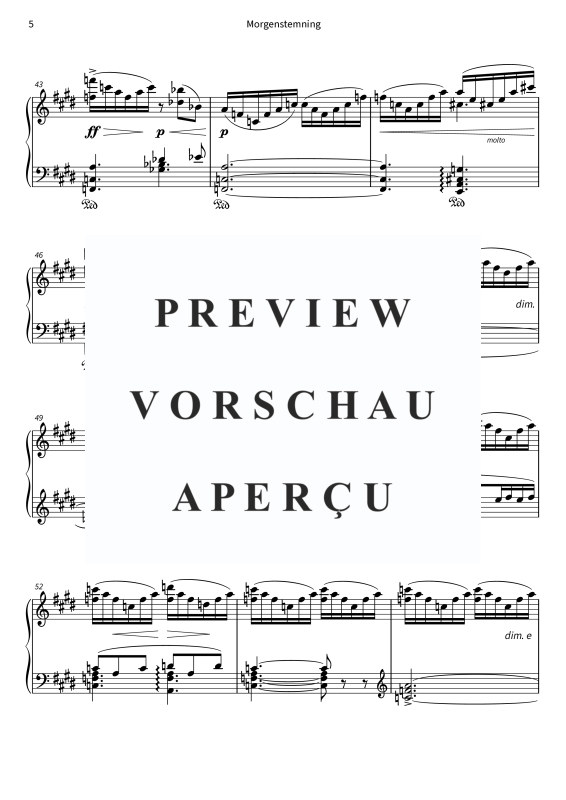 Product gallery: Page 7 of 9 Morgenstemning, , Piano Solo