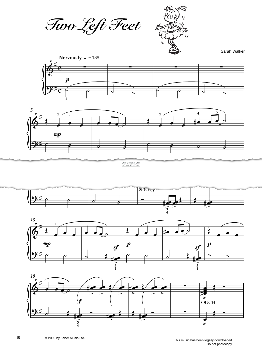 Product picture to: Two Left Feet - Sarah Walker