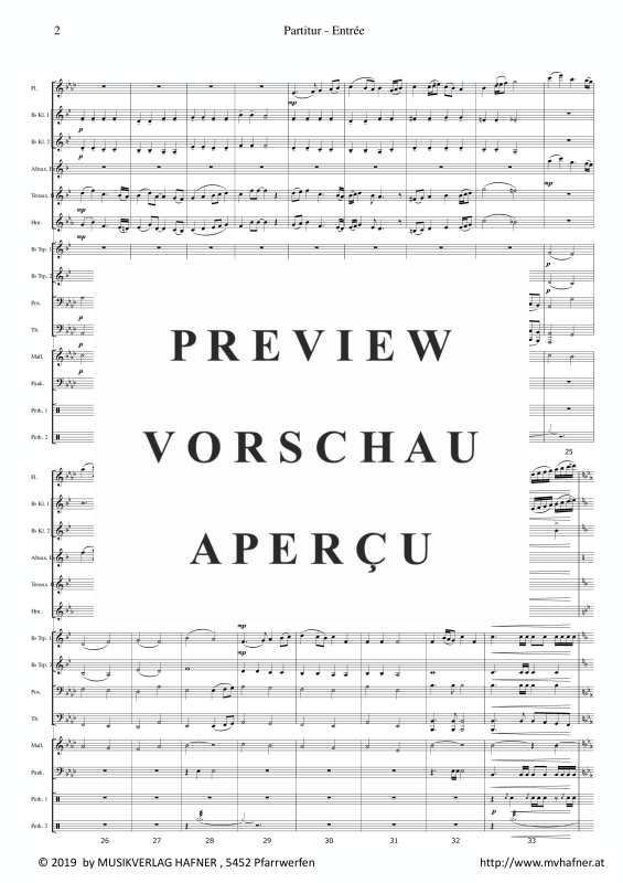 Product gallery: Page 7 of 11 Entrée, , (Youth wind orchestra)