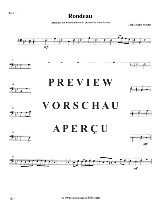 Product gallery: Page 11 of 13 Rondeau , , (Tuba Quartett EETT)