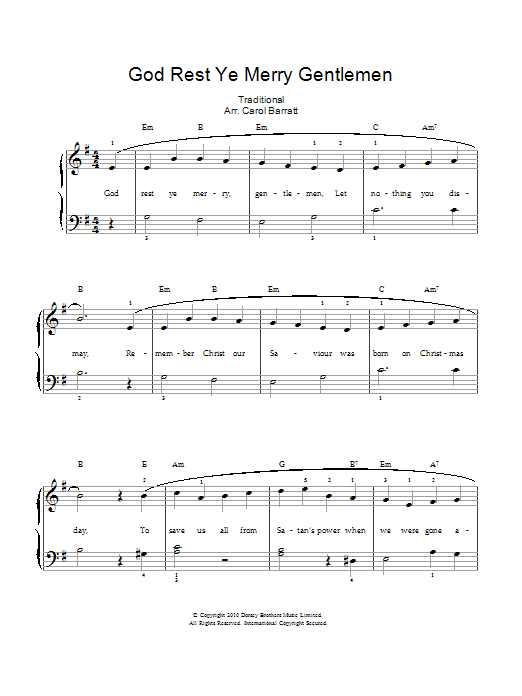 Produktbild zu: God Rest Ye Merry, Gentlemen