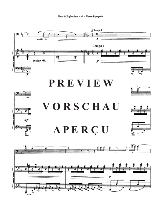 Product gallery: Page 8 of 15 Danse Espagnole , , (euphonium + piano)