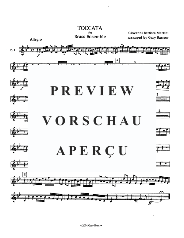 Produktgalerie: Seite 9 von 11 Toccata, , BlechblÀserensemble