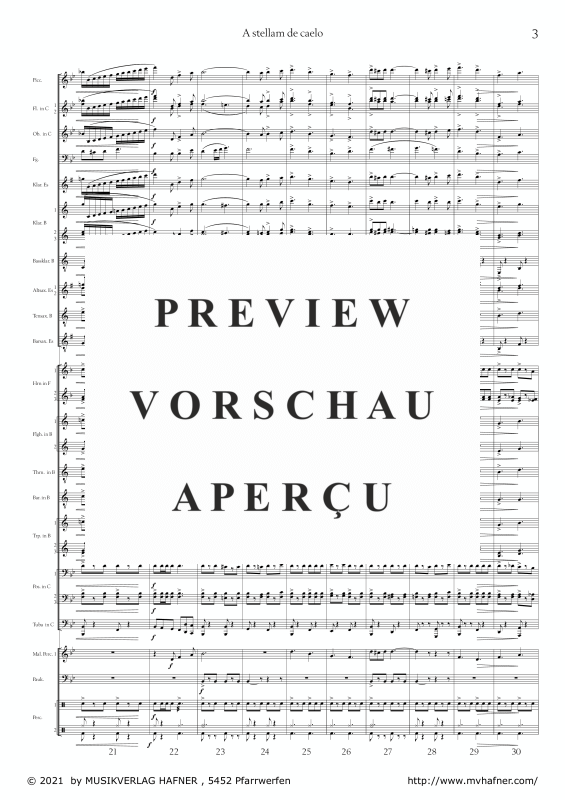 Product gallery: Page 8 of 11 A stellam de caelo, , (large wind orchestra)