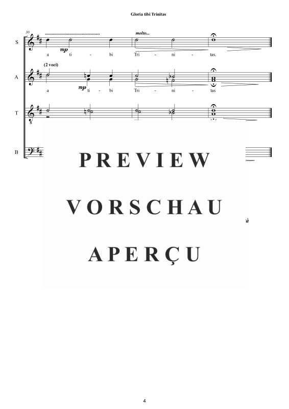Produktgalerie: Seite 5 von 9 Gloria tibi Trinitas - Geistliche Hymne, , Gemischter Chor a capella