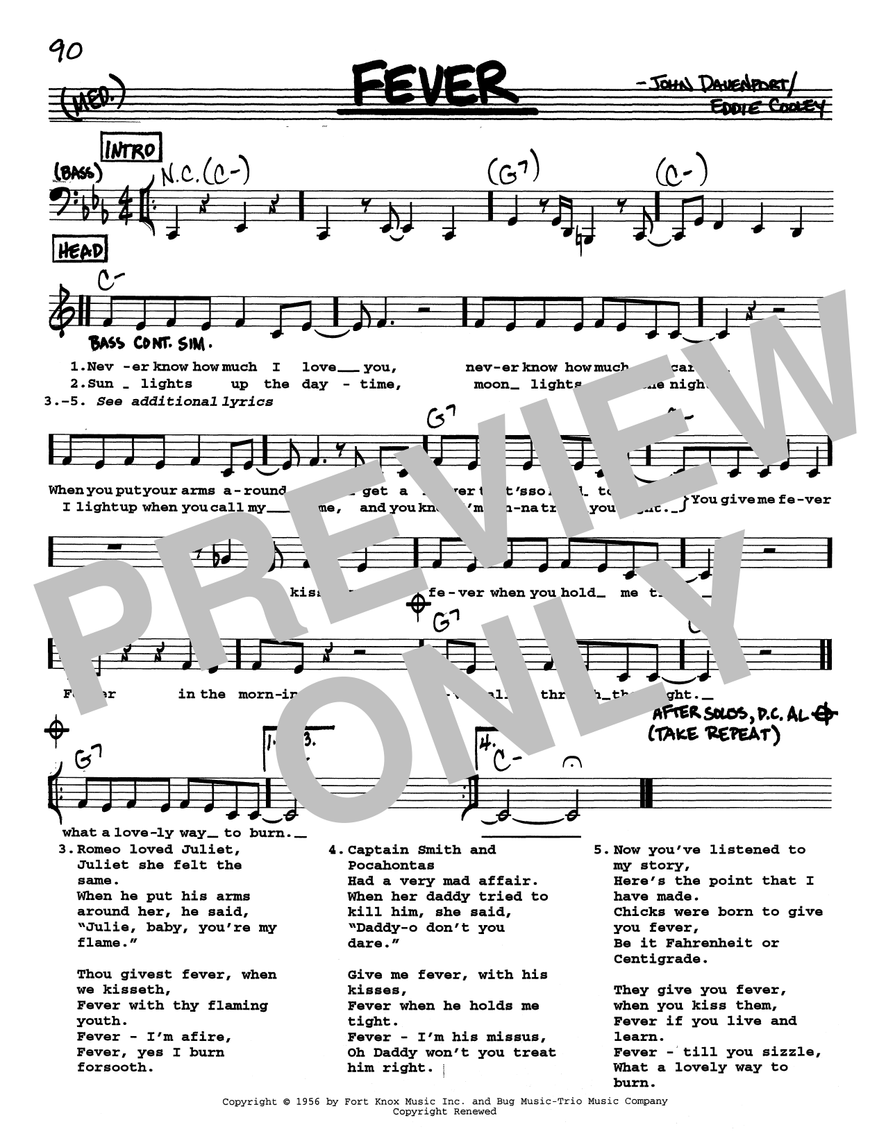 Produktbild zu: Fever (Low Voice)