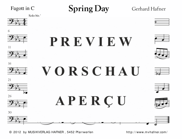 Product gallery: Page 10 of 11 Spring Day, , (large wind orchestra)