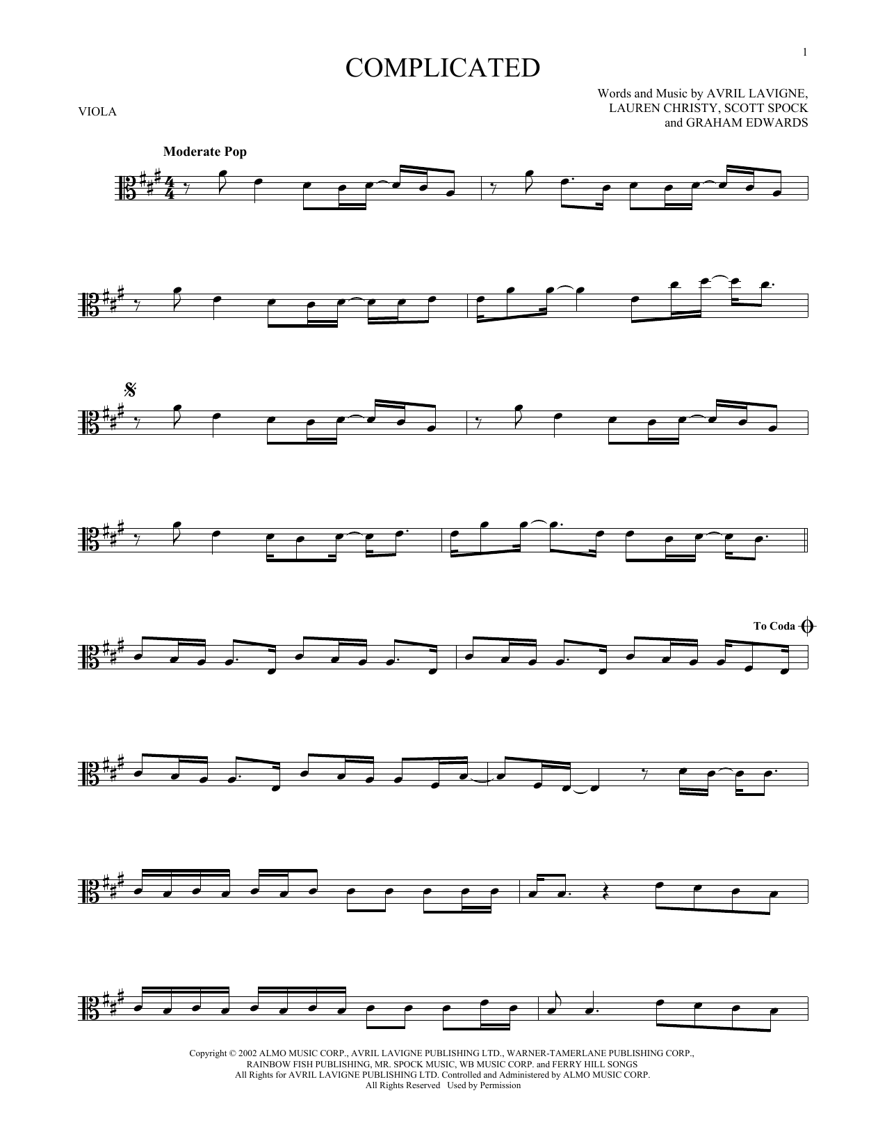 Product gallery: Page 1 of 1 Complicated, Avril Lavigne