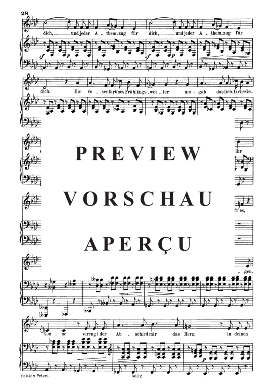 Product gallery: Page 5 of 6 Willkomen und Abschied D.767, , Medium Voice and Piano