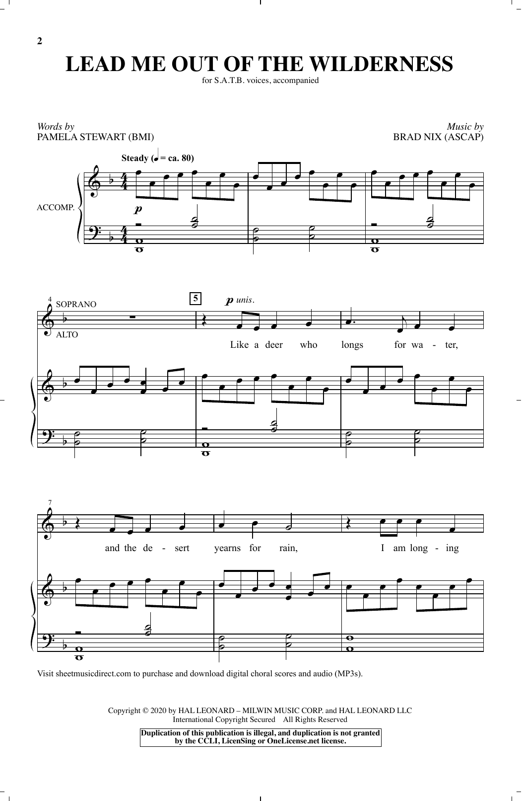 Produktbild zu: Lead Me Out Of The Wilderness