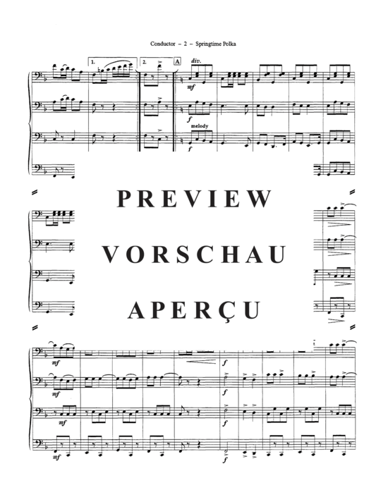 Product gallery: Page 4 of 10 Springtime Polka , , (Tuba Quartett EETT)