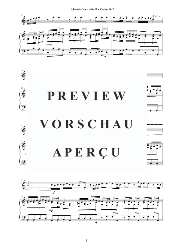 Product gallery: Page 4 of 11 Oboe Concerto No.12 in C-Dur Op.7, , Oboe and Piano/Harpsichord
