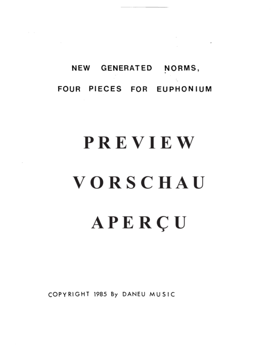 Product gallery: Page 3 of 11 New Generated Norms , , (Euphonium Solo)