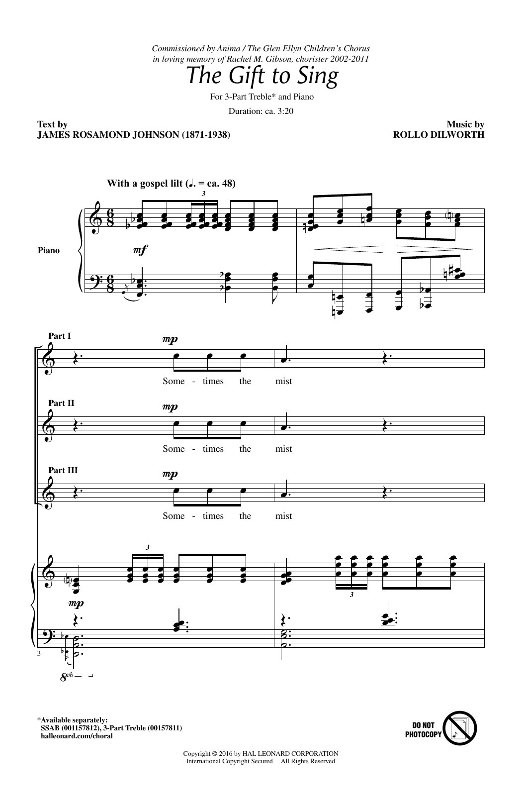 Produktbild zu: The Gift To Sing