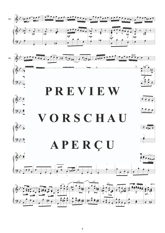 Produktgalerie: Seite 5 von 11 Concerto in G minor (I47a), , Oboe und Cembalo