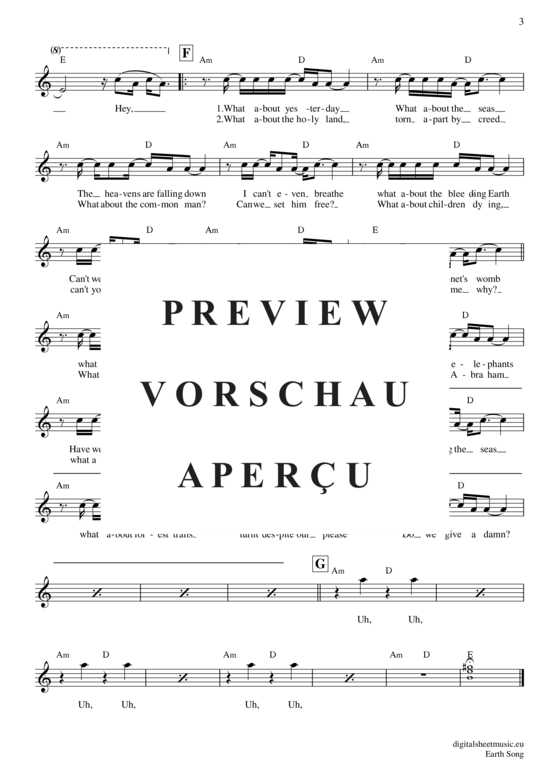 Product gallery: Page 4 of 4 Earth Song , Jackson, Michael, (Keyboard)