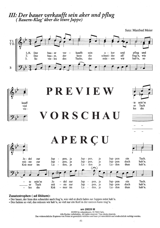 Product gallery: Page 6 of 7 Der liebenswürdige Bauernstand , , (TTB male choir)