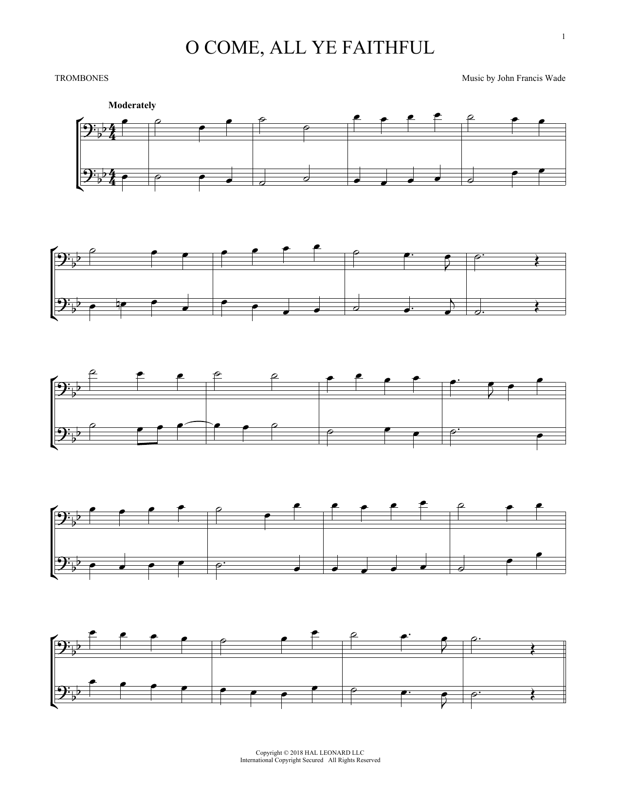 Product gallery: Page 1 of 1 O Come, All Ye Faithful, John Francis Wade