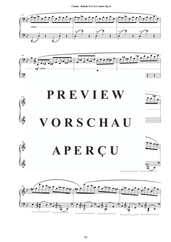 Produktgalerie: Seite 11 von 11 4 Balladen für Klavier - Vollständige Partituren, , Klavier Solo