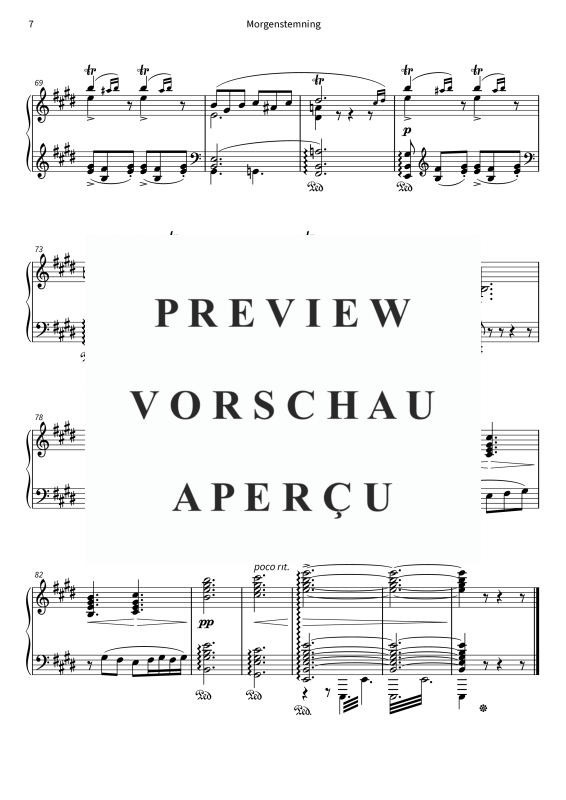 Product gallery: Page 9 of 9 Morgenstemning, , Piano Solo