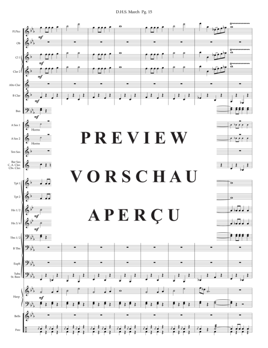 Product gallery: Page 16 of 21 D.H.S. Marsch , , (Concert Band)