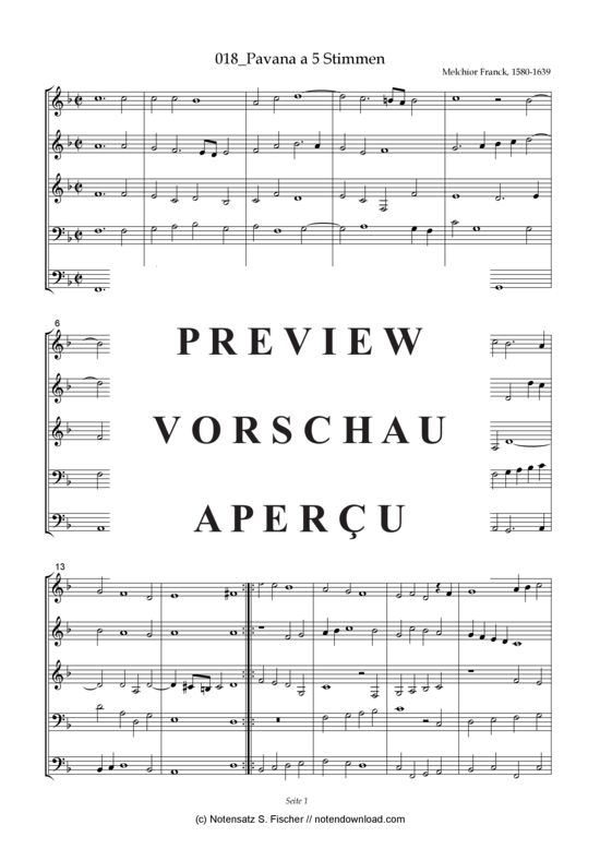 Product gallery: Page 2 of 3 Pavana a 5 Stimmen, , 