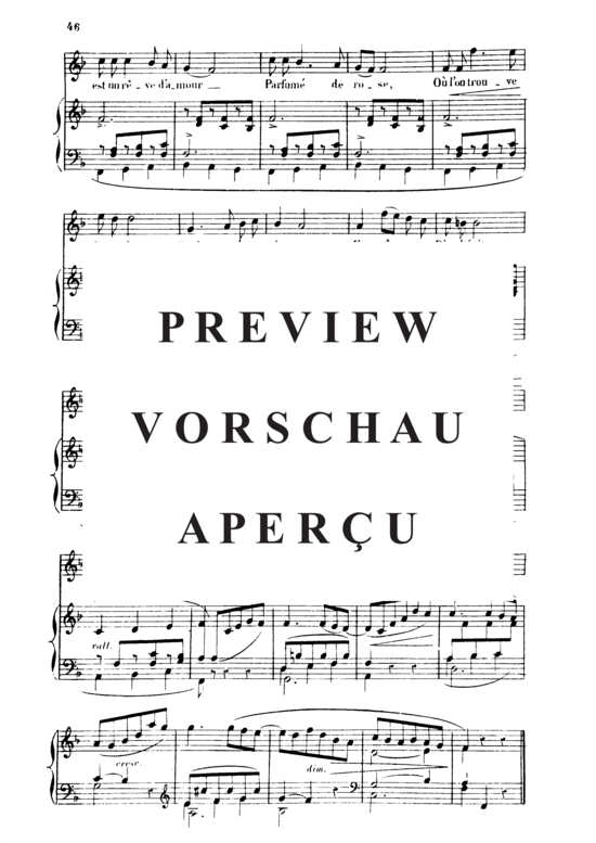 Product gallery: Page 5 of 5 Rêve d'amour Op. 5 No.2, , High Voice and Piano