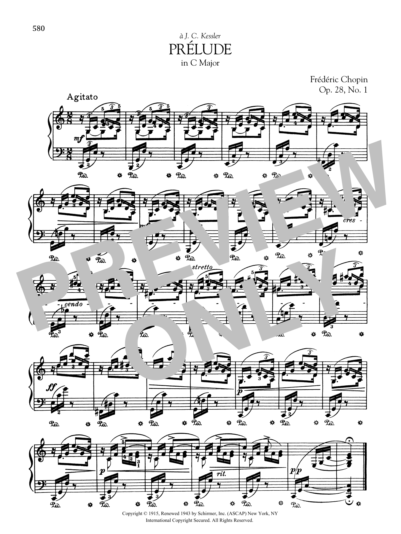 Product gallery: Page 1 of 1 Prélude in C Major, Op. 28, No. 1, Frédéric Chopin