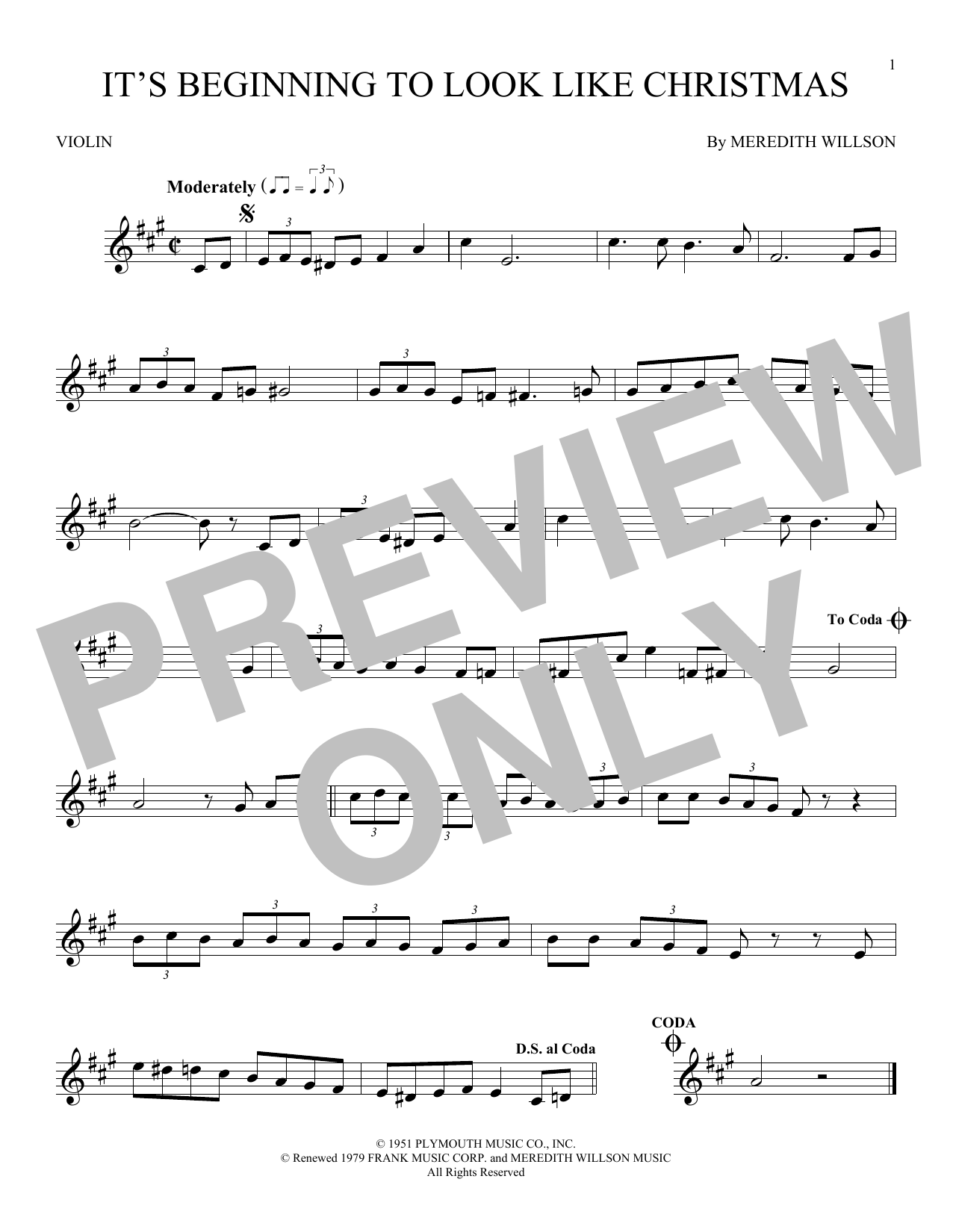 Product gallery: Page 1 of 1 It's Beginning To Look Like Christmas, Meredith Willson