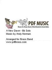 cover: A New Dawn, Andrew Norman, Brass Band