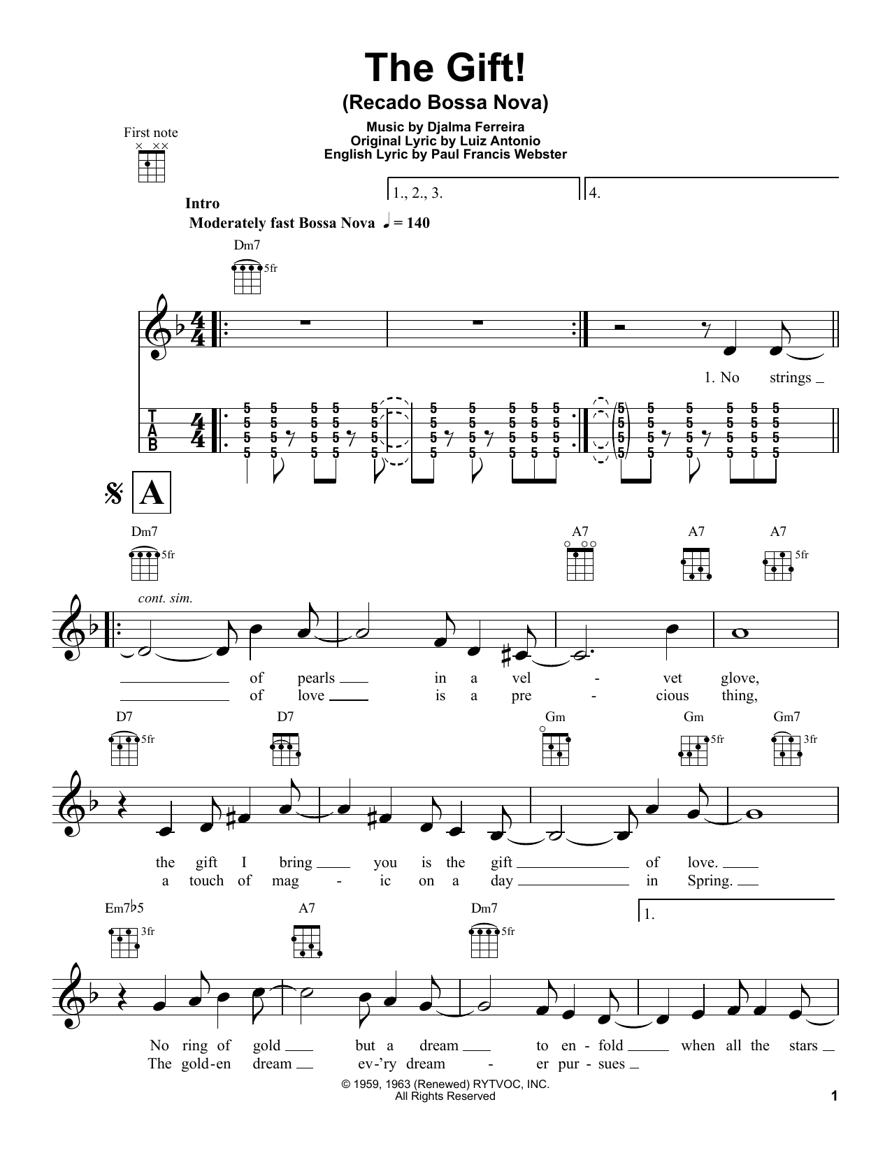 Product gallery: Page 1 of 1 The Gift! (Recado Bossa Nova), Luiz Antonio