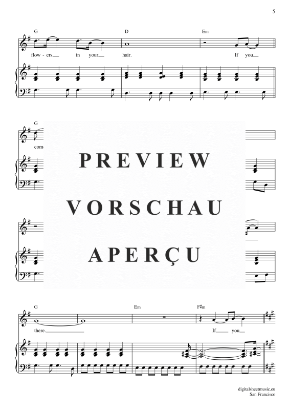 Product gallery: Page 6 of 7 San Francisco , Mckenzie, Scott, Voice with Piano Accompaniment