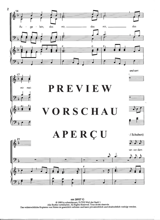 Product gallery: Page 3 of 9 Bei uns zuhaus , , (mixed choir + piano)