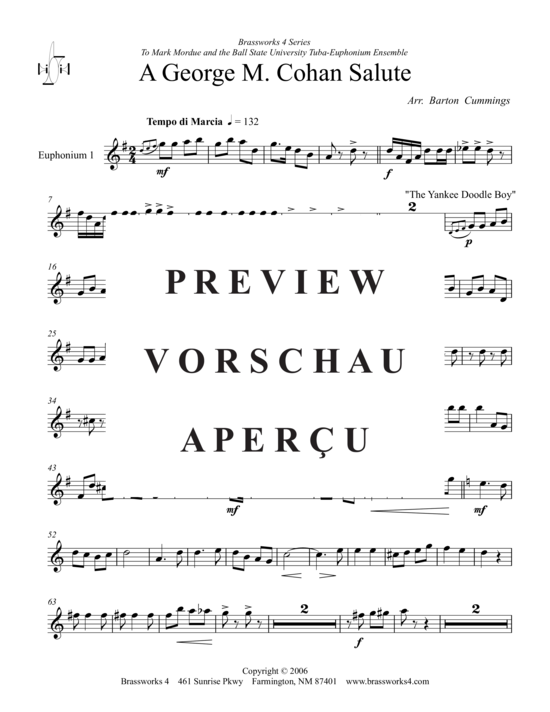 Product gallery: Page 19 of 21 George M. Cohan Salute , , (Tuba Ensemble)