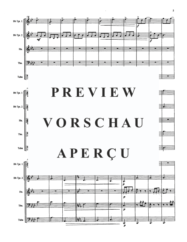 Produktgalerie: Seite 7 von 11 Intrada, , Blechbläserquintett